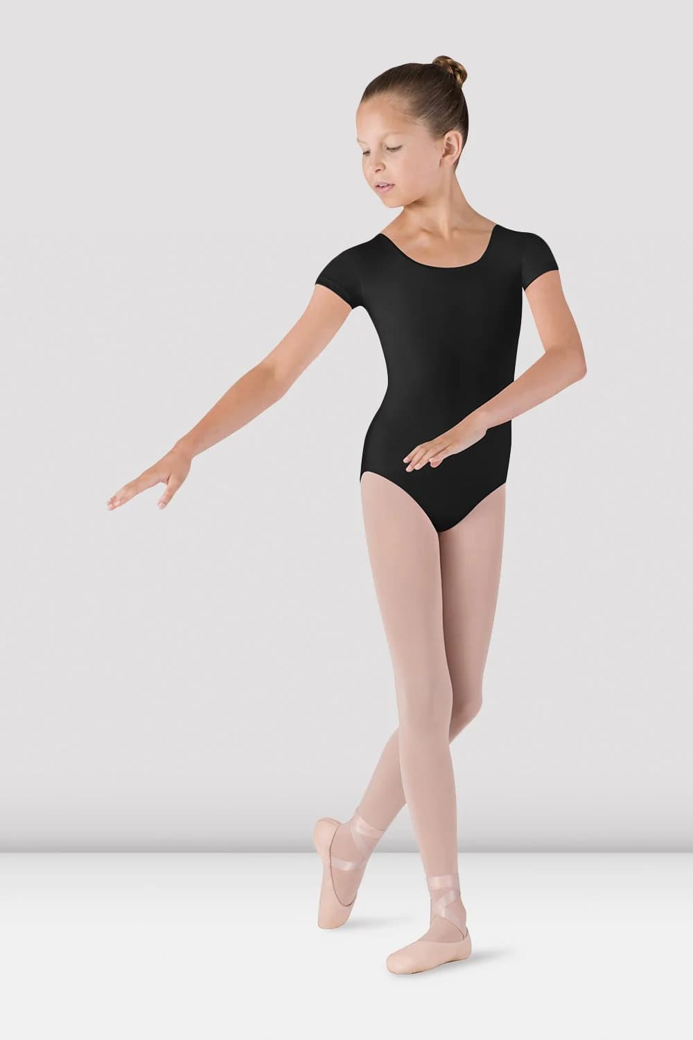 Body da danza Bloch Dujour CL5602-nero per bambine