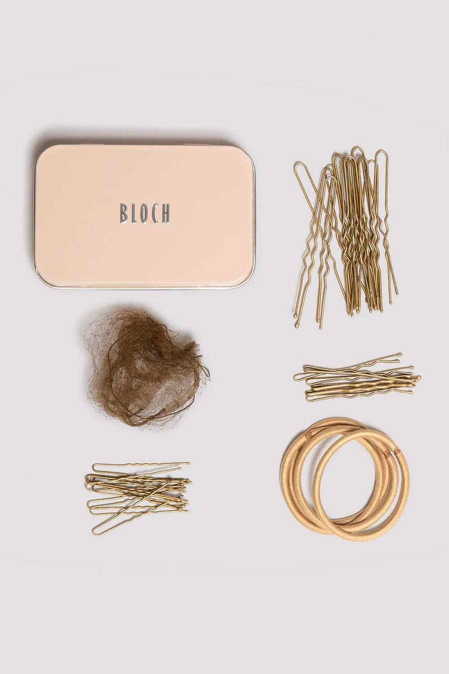 Kit per capelli Bloch A0801 da danza con rete marrone scuro