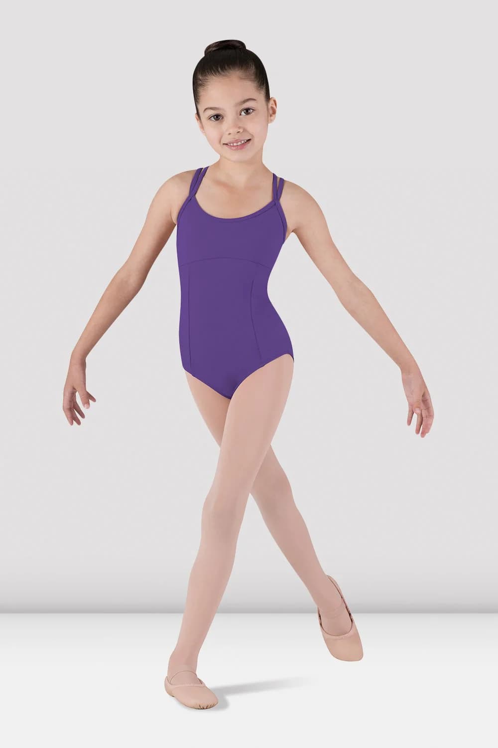 Body da danza Bloch Meglio CL1637-VIO viola per bambine