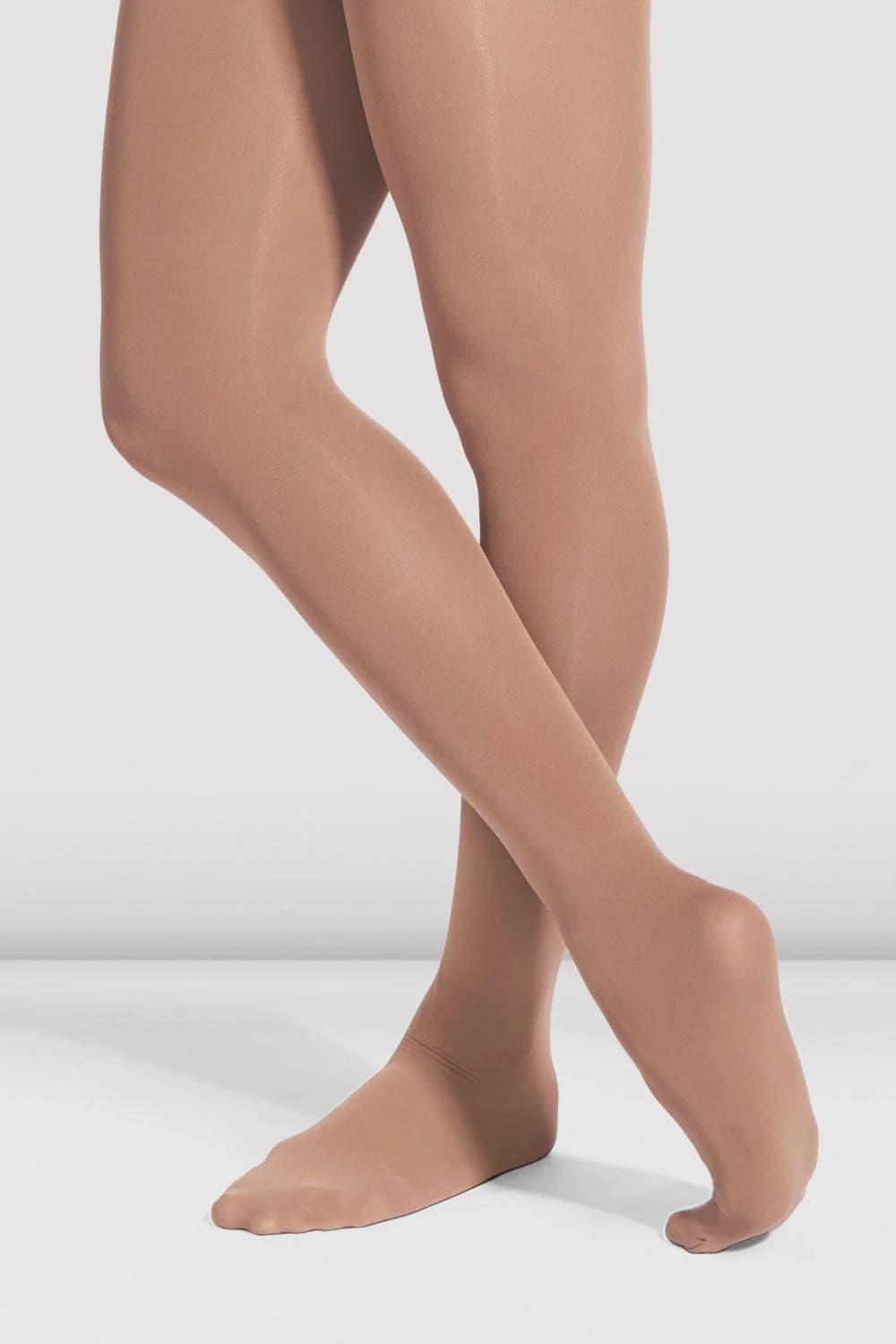 Collant con piedini da danza Bloch Contoursoft T0981L marrone da donna
