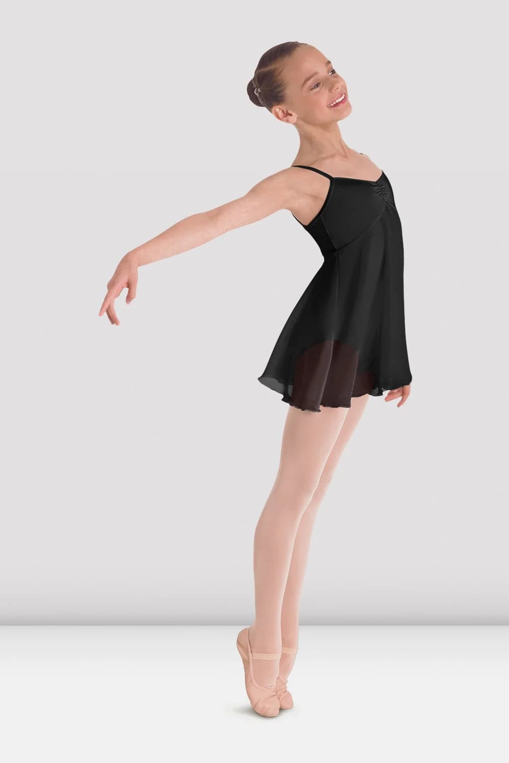 Body da danza Bloch Juliet CL7047-N nero per bambine