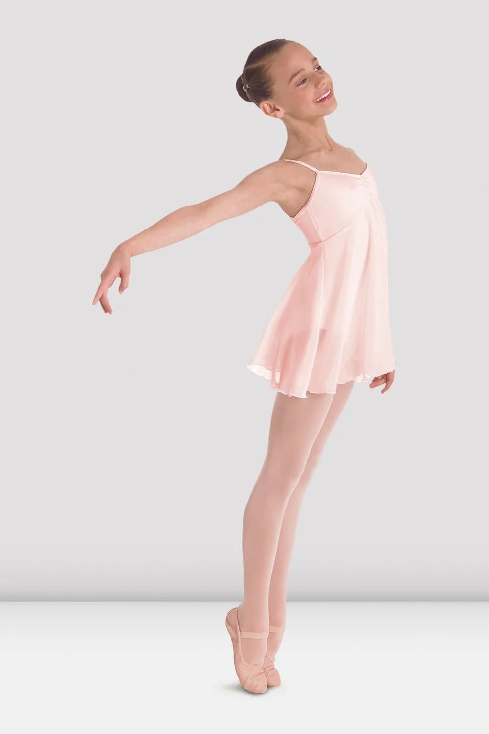 Body da danza Bloch Juliet CL7047-RS rosa per bambine