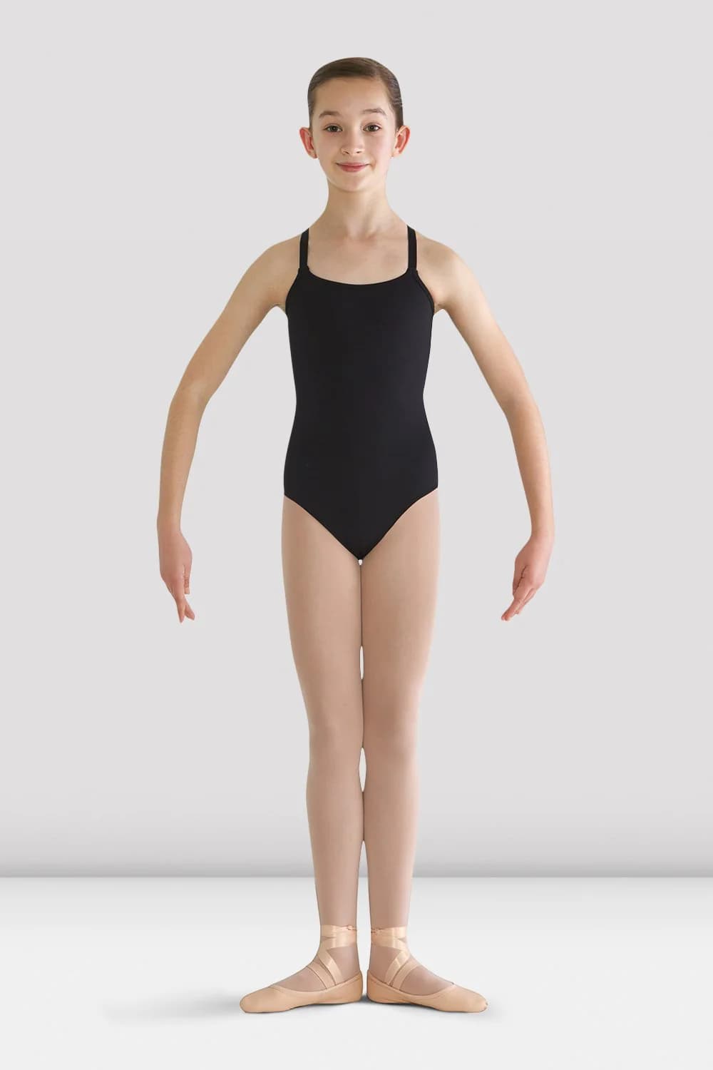 Body da danza Bloch Prisha CL8720-N nero per bambine