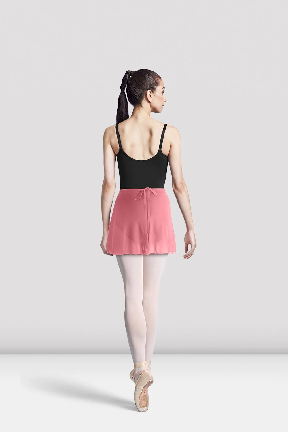 Gonna da balletto Bloch Vera R9721 corallo in georgette da donna
