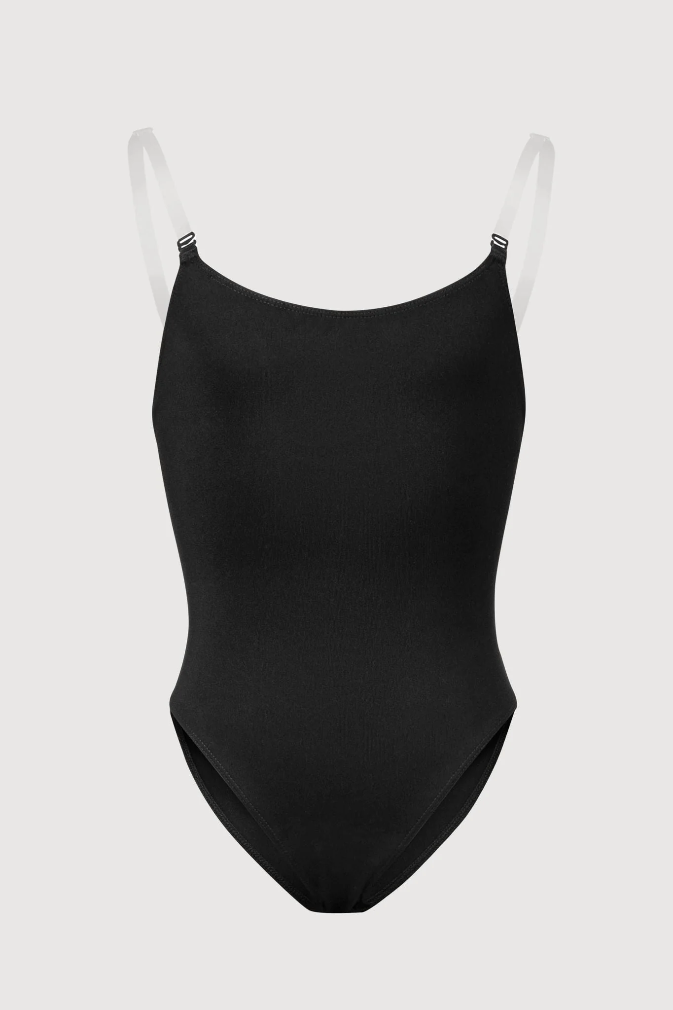 Body da danza Bloch Auva con spalline regolabili nero per bambine