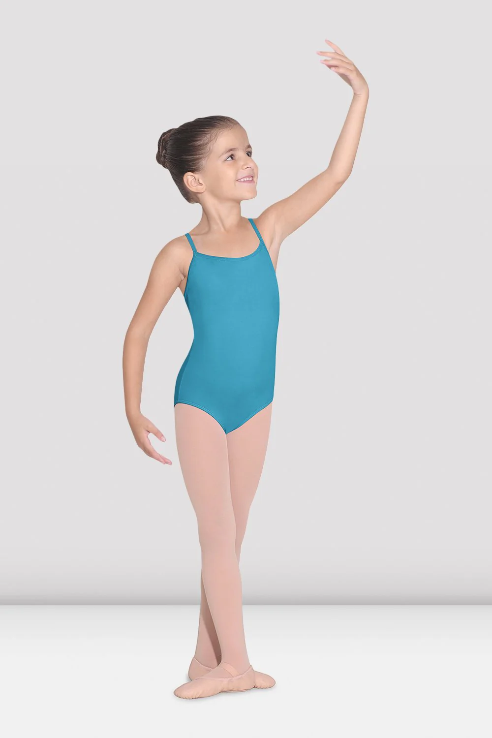 Body da danza Bloch Parem CL5607-TUR turchese per bambine