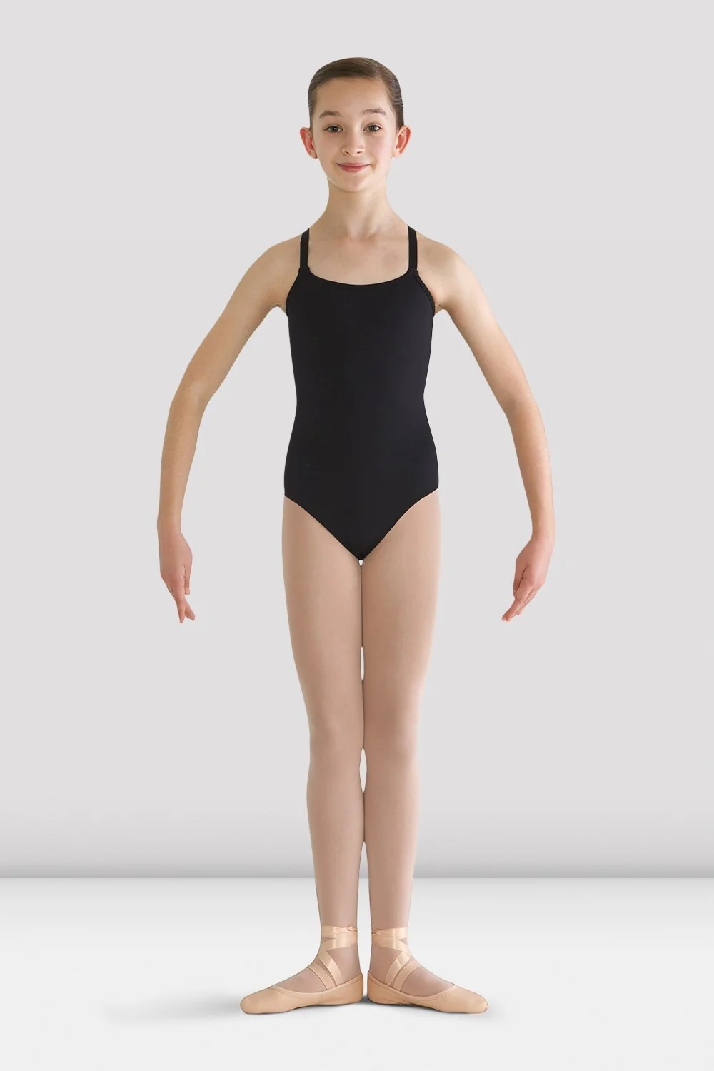 Body da danza Bloch Prisha CL8720-N nero per bambine