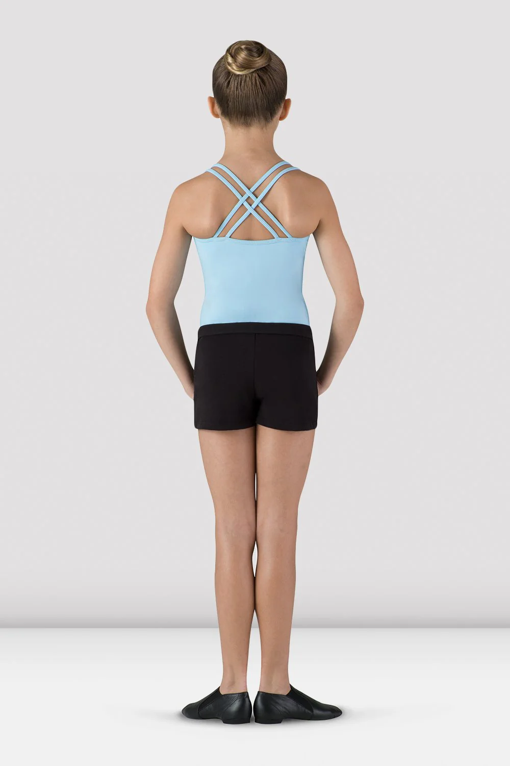 Pantaloncini corti da danza Bloch CR3644 Arriere in cotone neri per bambine