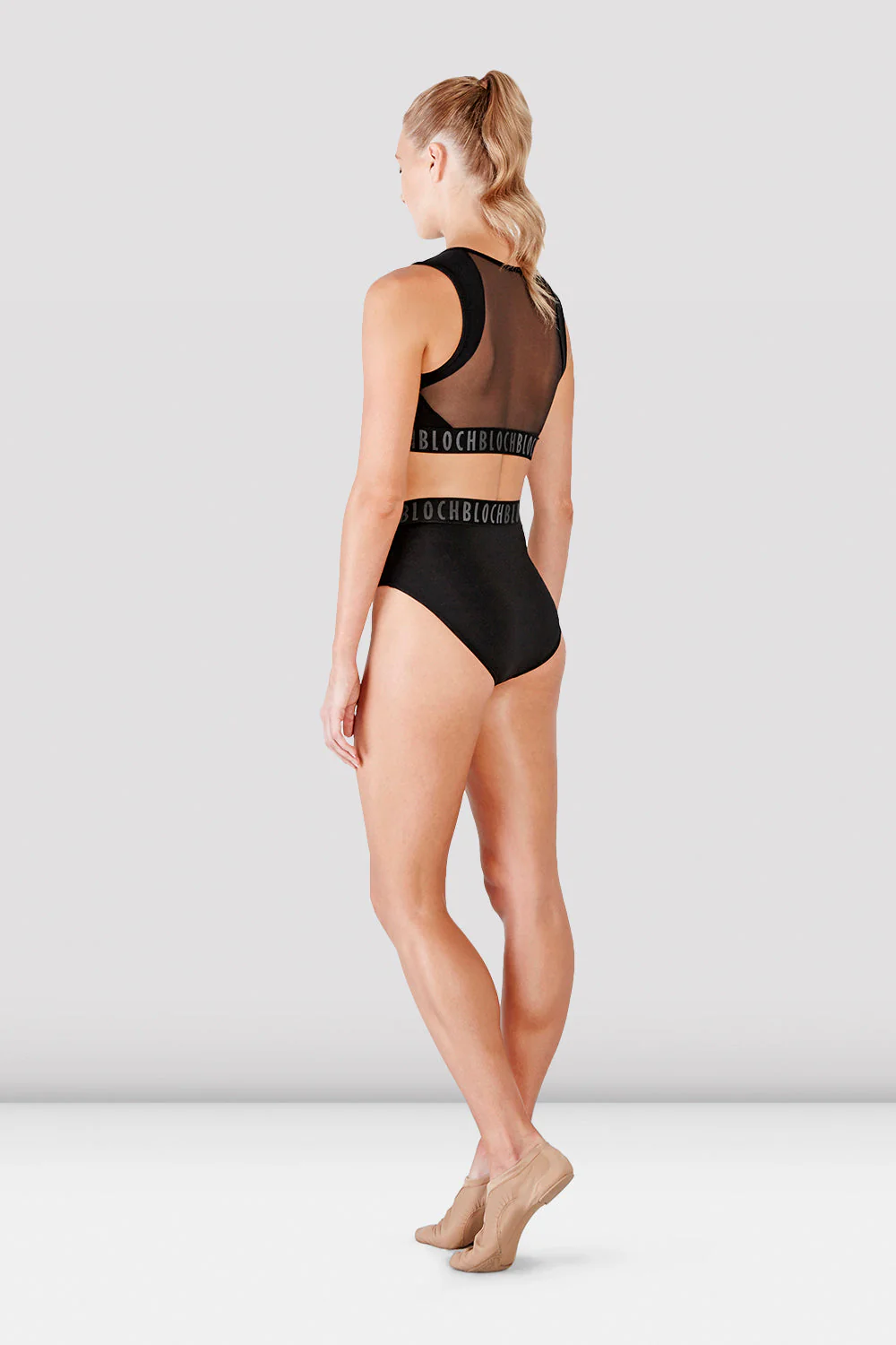 Slip a copertura totale da danza Bloch Teigan FT5010 nero da donna