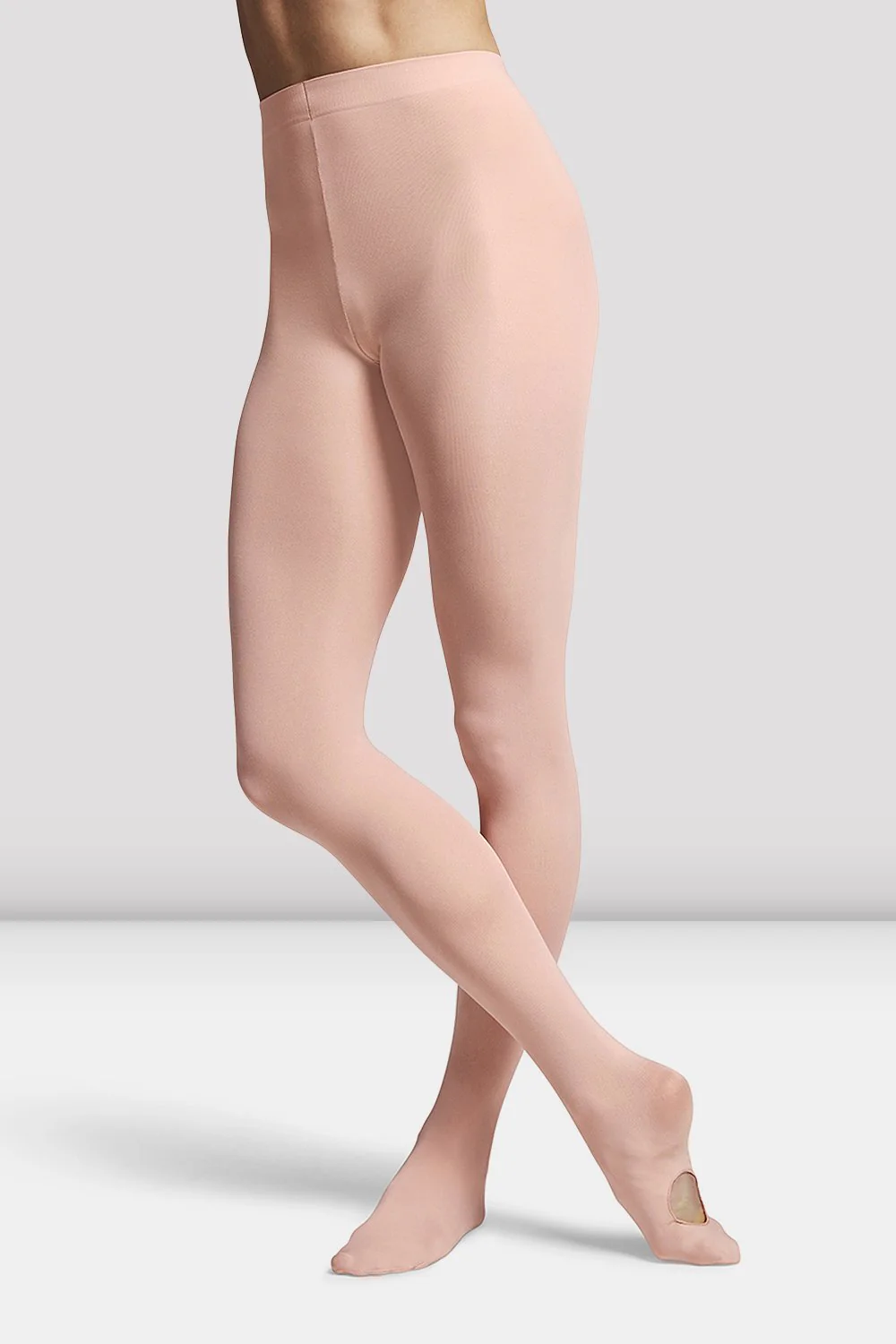 Collant convertibili da danza Bloch Contoursoft Adaptatoe T0982G rosa per bambine