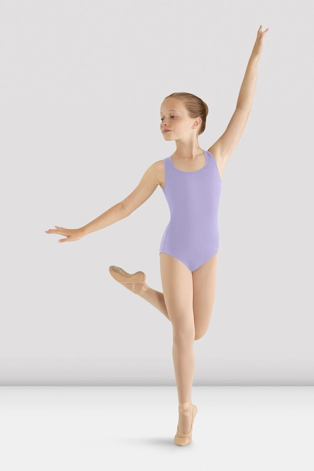 Body da danza Bloch Mirella M413C-L lilla per bambine