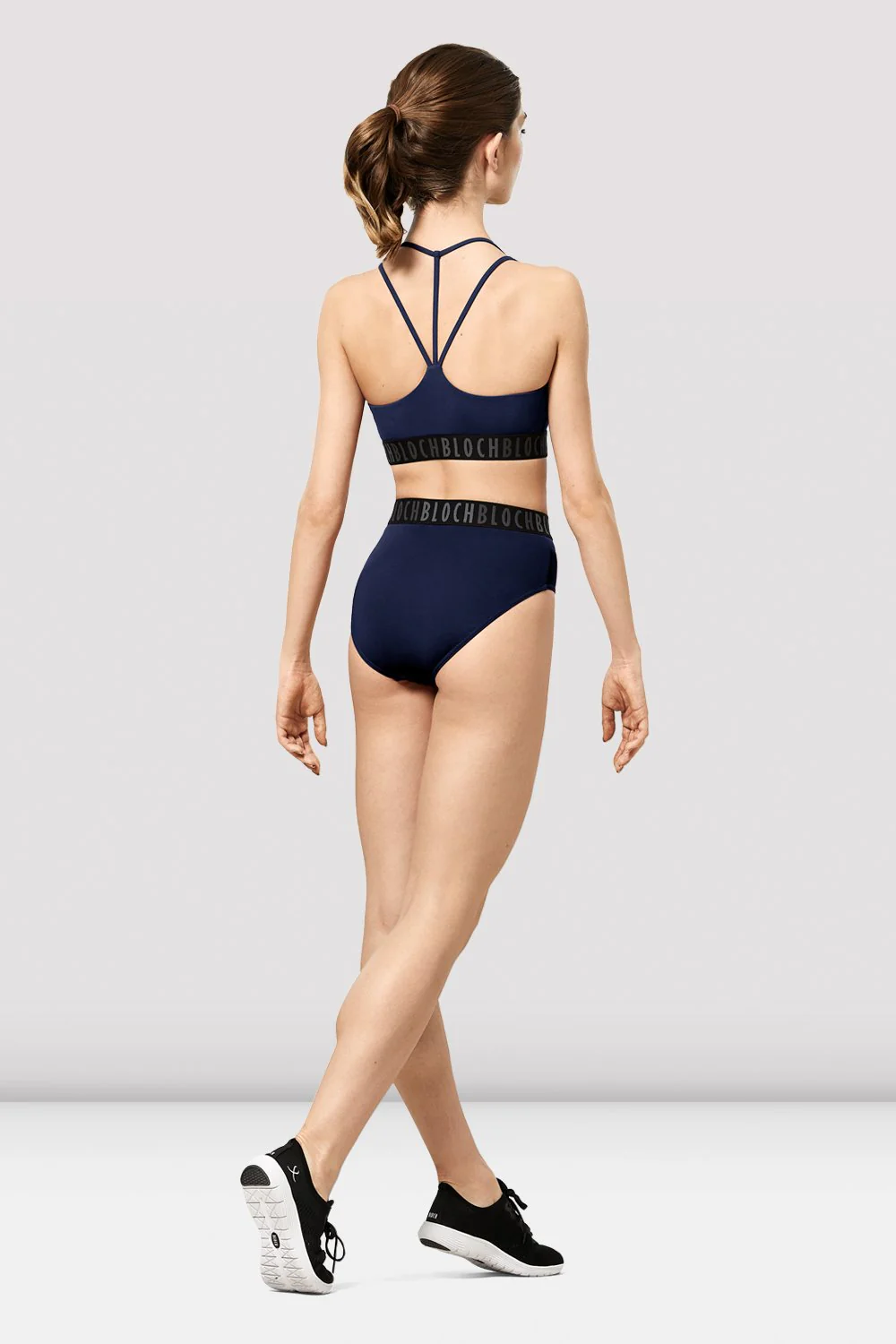 Slip a copertura totale da danza Bloch Teigan FT5010 blu navy da donna