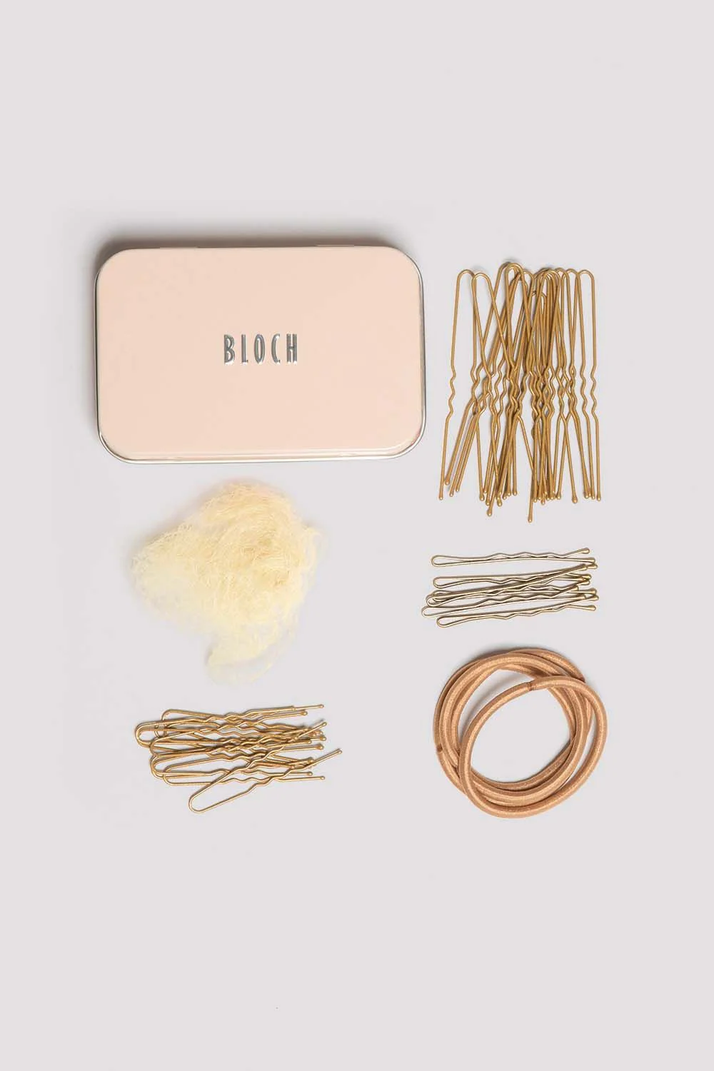 Kit per capelli Bloch A0801 da danza con rete gialla