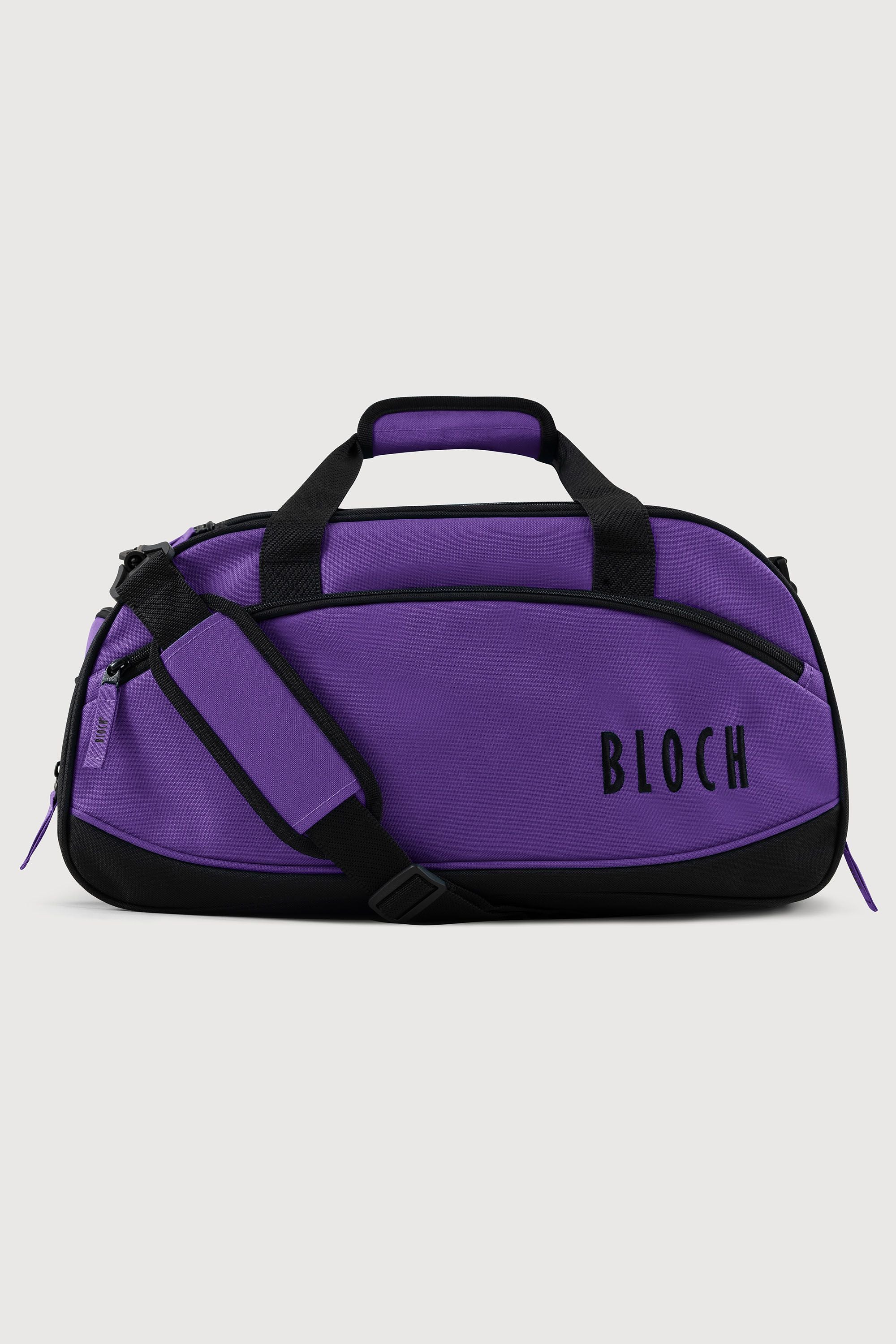 Borsa da ballo Bloch Two Tone nera e viola per ballerine