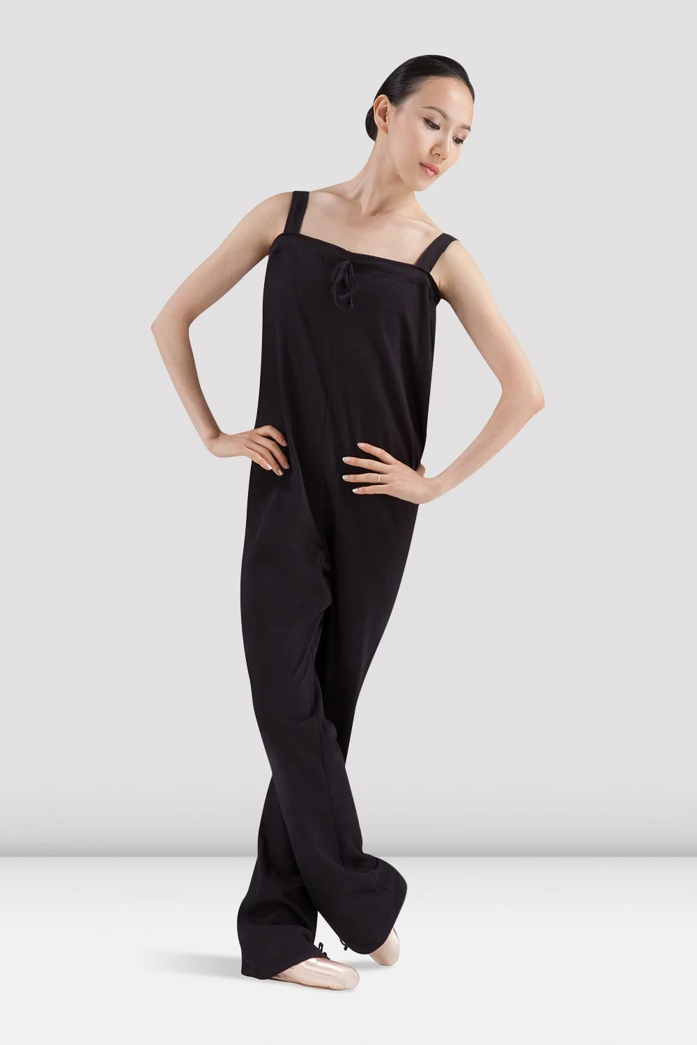 Tuta da riscaldamento danza Bloch Croise U1207 nera da donna