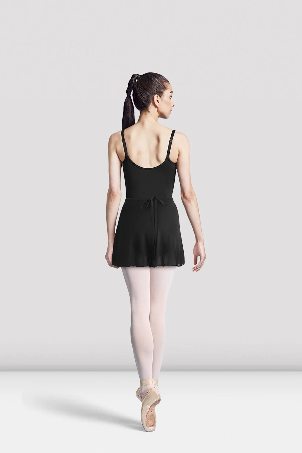 Gonna da balletto Bloch Vera R9721 nera in georgette da donna
