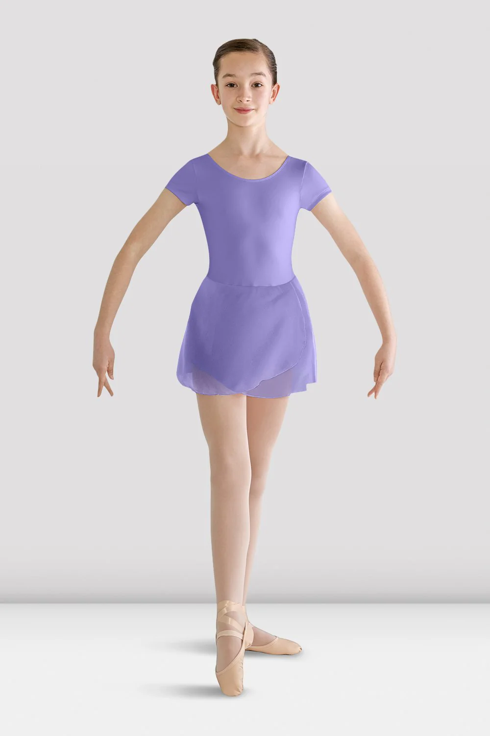 Body da danza Bloch Prisha CL8262-LAV lavanda per bambine