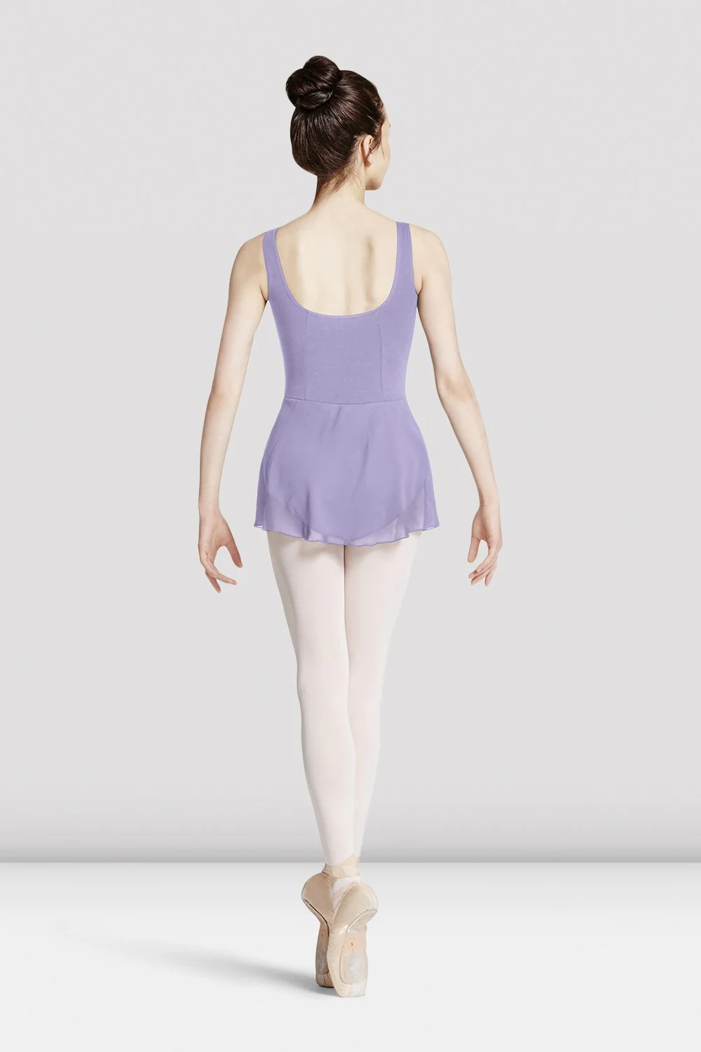Body da danza Bloch Mirella M417L lilla a canotta con gonna da donna